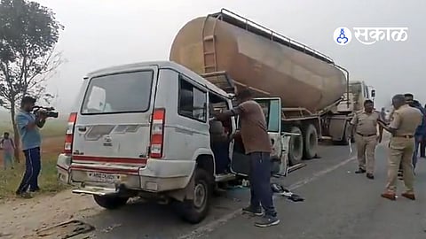 Road Accident on Bengaluru-Hyderabad Highway Chikkaballapur