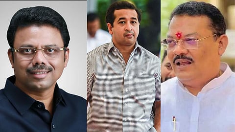 Sanjay Raut's brother Sunil Raut , Nitesh Rane, Sanjay Shirsat