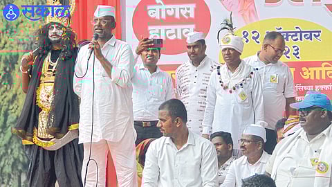 Tribal community members warned government during Ulgulan march to throw them out of power nashik news