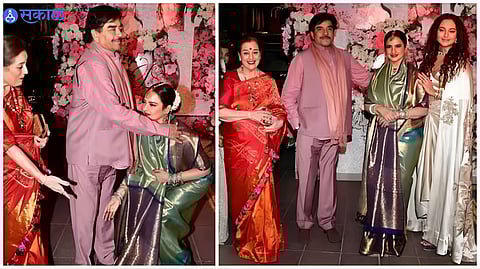 Rekha touches Shatrughan Sinha's feet video viral Netizens React