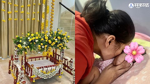 kahe diya pardes actress mansi mohille baby girl naming ceremony know the meaning of name