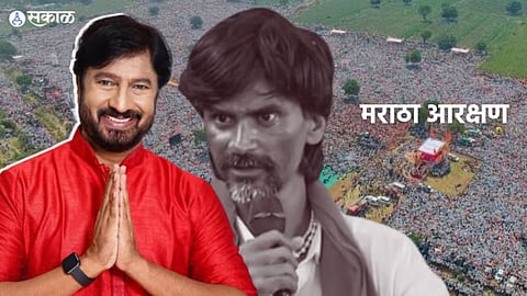 Kiran Mane on Manoj Jarange