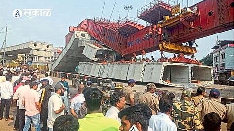 Bahadur Shaikh Naka Flyover Girder Collapse