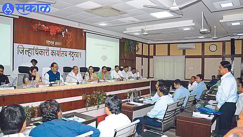 Guardian Minister Anil Patil has order development works should be sustainable and quality be maintained nandurbar news