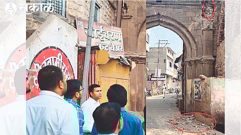 Falling in adjacent red circles. Tehsildar Siddharth More, Chief Officer Vivek Dhande, Police Inspector Pritam Chaudhary, Engineer Rahul Cholke etc.