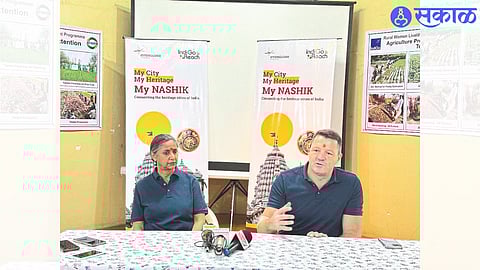 IndigoReach CEO Peter Elbers speaking at a press conference