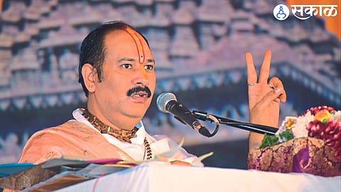 Setting by police for settlement of Shri Shiv Mahapuran Katha in Jalgaon news