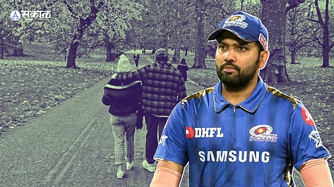 Rohit Sharma : इस मोड से जातें हैं.... रोहित शर्मा सोशल मीडियावर परतला मात्र 'या' फोटोचा अर्थ काय?