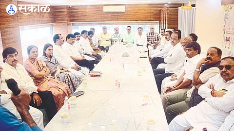 A meeting of the India Alliance was held in the background of the upcoming elections