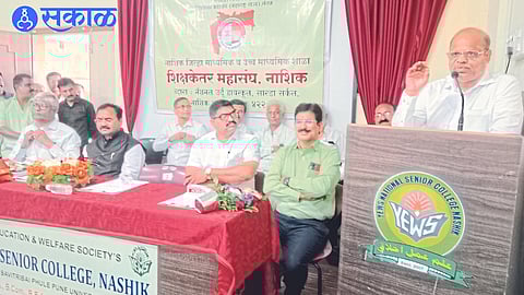 MLA Darade statement Education system in the district is corrupt nashik news