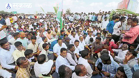 Pune Bangalore Highway Sugarcane Rate Chakka Jam Andolan Raju Shetti