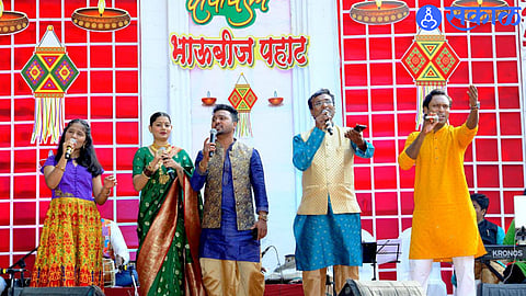 citizen Enjoy melodious music early morning of Bhaubeej pahat nashik news