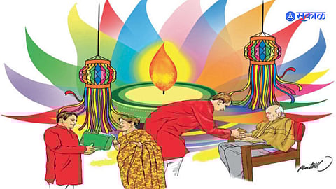 celebrate this diwali like creativity culture pravin davne