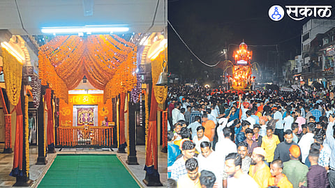 Shreeram Rathotsav 2023: लोक आले दर्शनाले.. लोक झुंड्यावर झुंड्या। भागवत भक्तीच्या मेळ्यात रथोत्सव साजरा