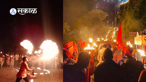 Diwali Festival Sajjangad Fort Mashal Festival Parli