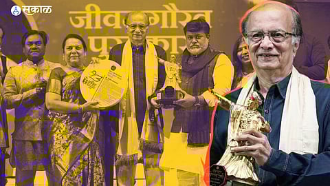 dilip prabhavalkar received lifetime achievement mrudgandh award