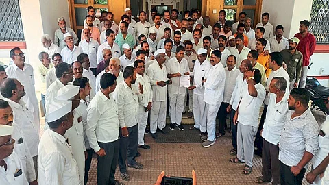case filed but no withdrawal MP Sadashiv Lokhande water crisis farmers of Nilwande