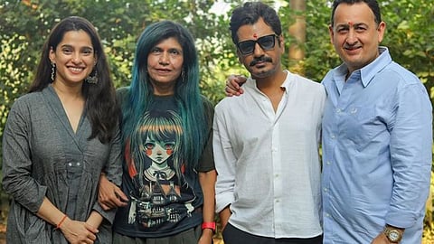 Priya Bapat Marathi Movie Actress Photo with Nawazuddin