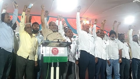 Swabhimani Shetkari Sanghatana leader Raju Shetti