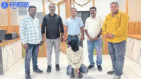 A special team including the suspect Ganesh Sharma, who was arrested on Friday in the case of drug sale.