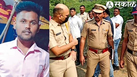 Kishore Kale, Satish Ghotekar and colleagues present at the spot during investigation in Nikita murder case.