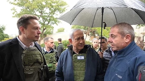 Elon Musk In Israel : युद्ध सुरु असतानाच इलॉन मस्क इस्राइल दौऱ्यावर; गाझाबद्दल केलं मोठं वक्तव्य