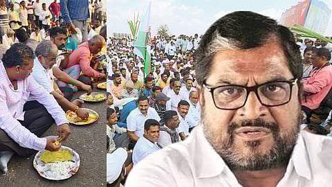 Pune Bangalore Highway Chakka Jam Andolan