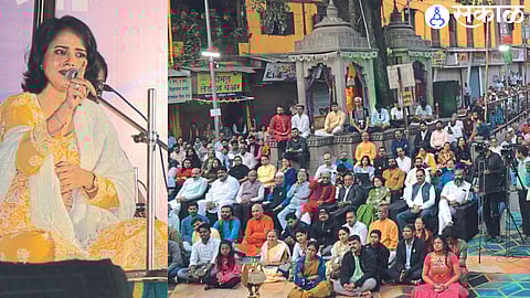 Diwali Pahat 2023: पिंपळपारावर सजला स्वरांचा थाट! स्मिती मिश्रा यांचे संस्कृती नाशिक पाडवा पहाटमध्ये गायन