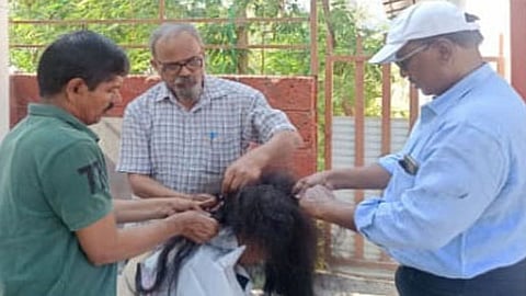 Women Jata Eradication Prof. Dr. Sudhir Kumbhar Karad Superstition Movement