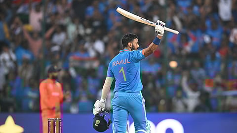 World Cup 2023 kl rahul century in 62 deliveries breaks rohit sharma record of fastest century
