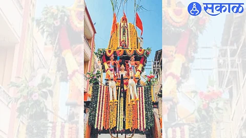 Chariot of Shri Balaji Maharaj.