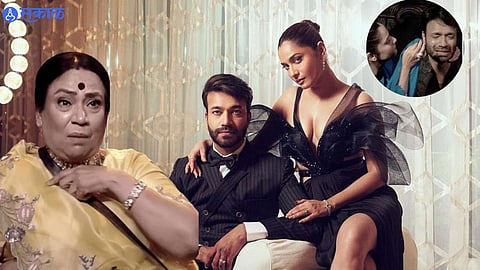 Bigg Boss 17 Vicky Jains Mother Screams At Ankita Lokhande Over Throwing Chappal At Him