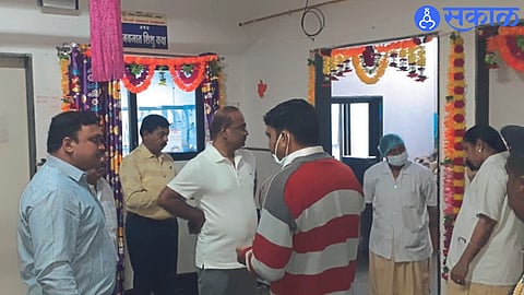 municipal Commissioner surprise visit to Bytco Hospital nashik news