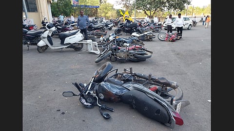 COllector Office Jalna Vehicle Damages