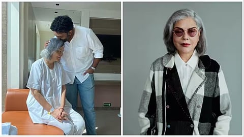 Zeenat Aman Bollywood Actress Eye Surgery