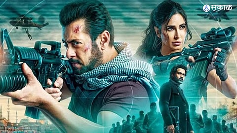 salman khan tiger 3 fans burst firecrackers at 'Tiger' entry in theatres, watch video