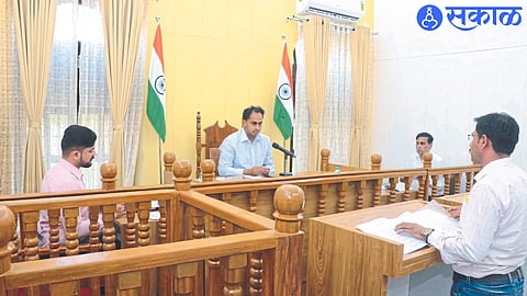 Hearing attended by District Collector Ayush Prasad on farmers' statement on Tuesday.