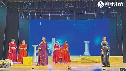 A scene from the drama