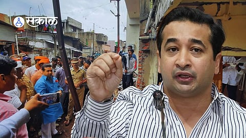 Nitesh Rane Mujawar Colony Blast