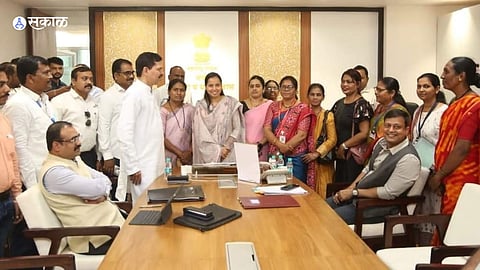 anganwadi teachers status of pre-primary teacher conversion of 3 thousand Mini Anganwadis into Big Anganwadis Aditi Tatkare