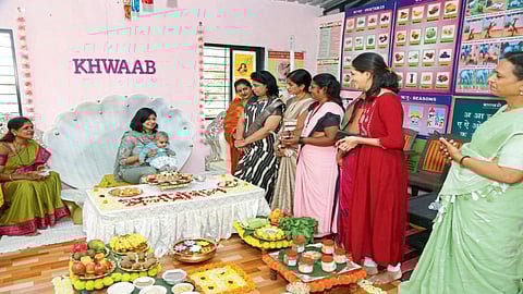 satara collector daughter in Kondwa Anganwadi Jitendra Dudi Anchal Dalal set the ideal