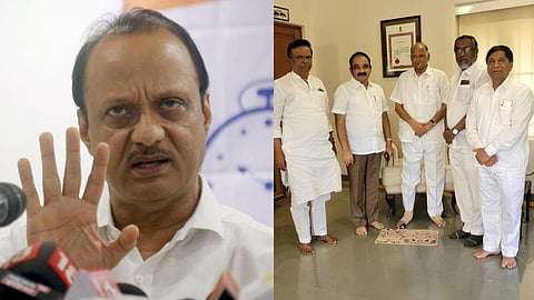 MLA Makarand Patil met Sharad Pawar GovindBaug Baramati