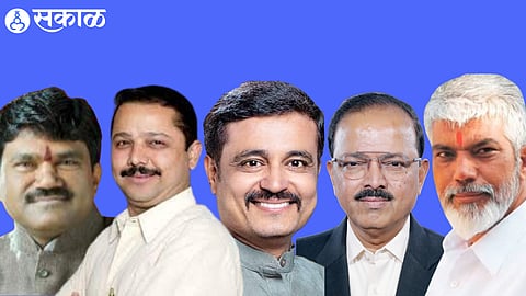 Dada Bhuse, MP Hemant Godse, Ajay Boraste, MP Dr. Subhash Bhamre, harshawardhan dahite
