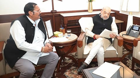 Udayanraje Bhosale met Home Minister Amit Shah in Delhi