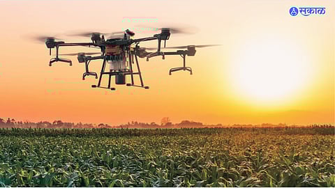 Dhananjay Munde on Drone