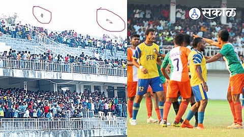 Football Match at Shahu Maidan Kolhapur