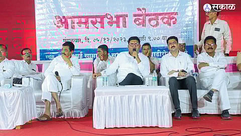 meeting in rahuri complaints prajakt tanpure and lahu kande ahmednagar