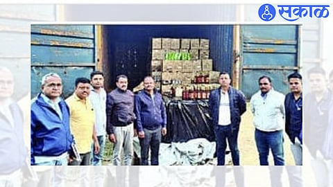 Illegal liquor stocks worth 18 lakh seized from Ozar nashik crime news