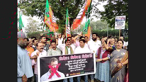 Rahul Gandhi Protest