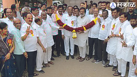 Pragati Panel Candidates Winning Namco Bank Quinquennial Elections (Photo : Somnath Kokre).